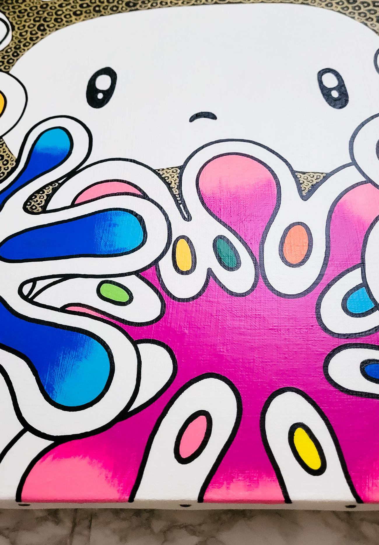 ☆鈴木哲也☆S8(455×455mm)アクリル原画1点物☆送料無料#132