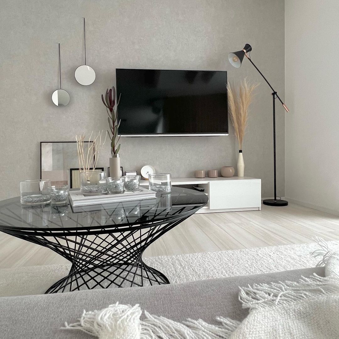 フランフラン マーリアコーヒーテーブル ガラス マーリア コーヒー