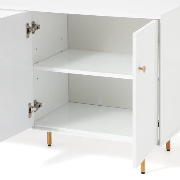 ソルティール サイドボード 2 ホワイト（W1200×H660） | Francfranc