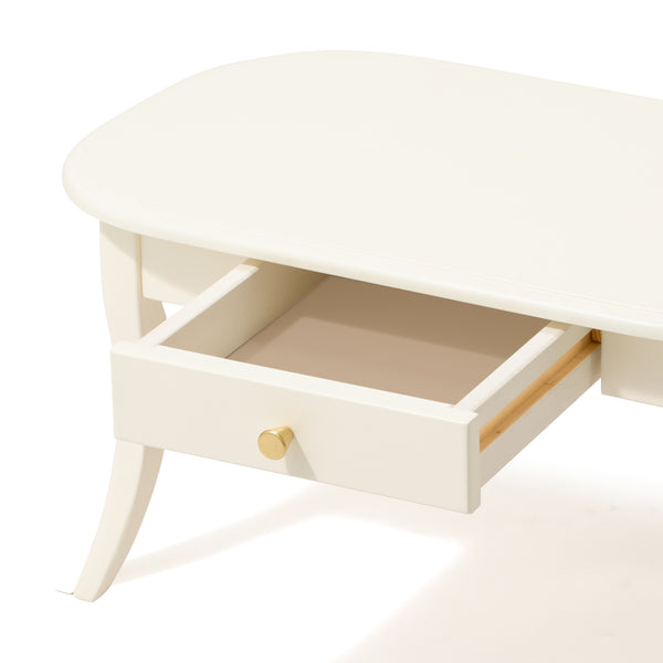 北欧コクーンリプロダクトパールホワイト商談テーブル店舗