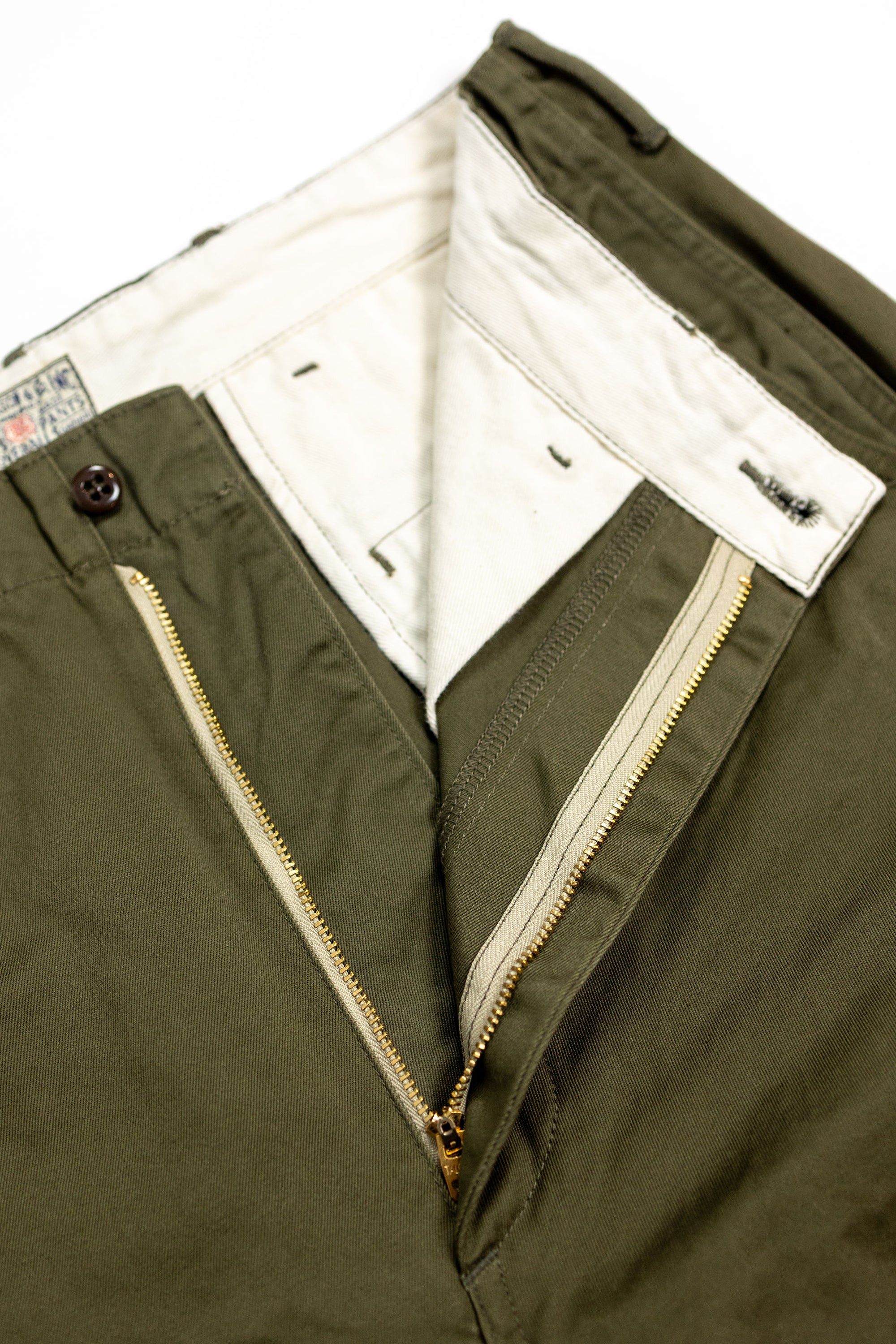 Buzz Rickson's BR40025 Original Spec. Chinos - Olive - Franklin & Poe