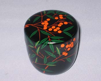 表用】一閑南天黒大棗（13代即中斎宗匠好写） | 茶道具通販専門店 ふげ