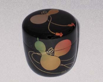 扇面蒔絵中棗 | 茶道具通販専門店 ふげつ工房