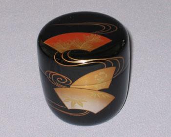 扇面蒔絵中棗 | 茶道具通販専門店 ふげつ工房