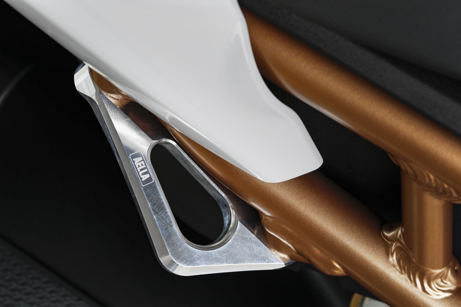 市販製品が満載! アエラの技術が詰まったデモンストレーションマシン