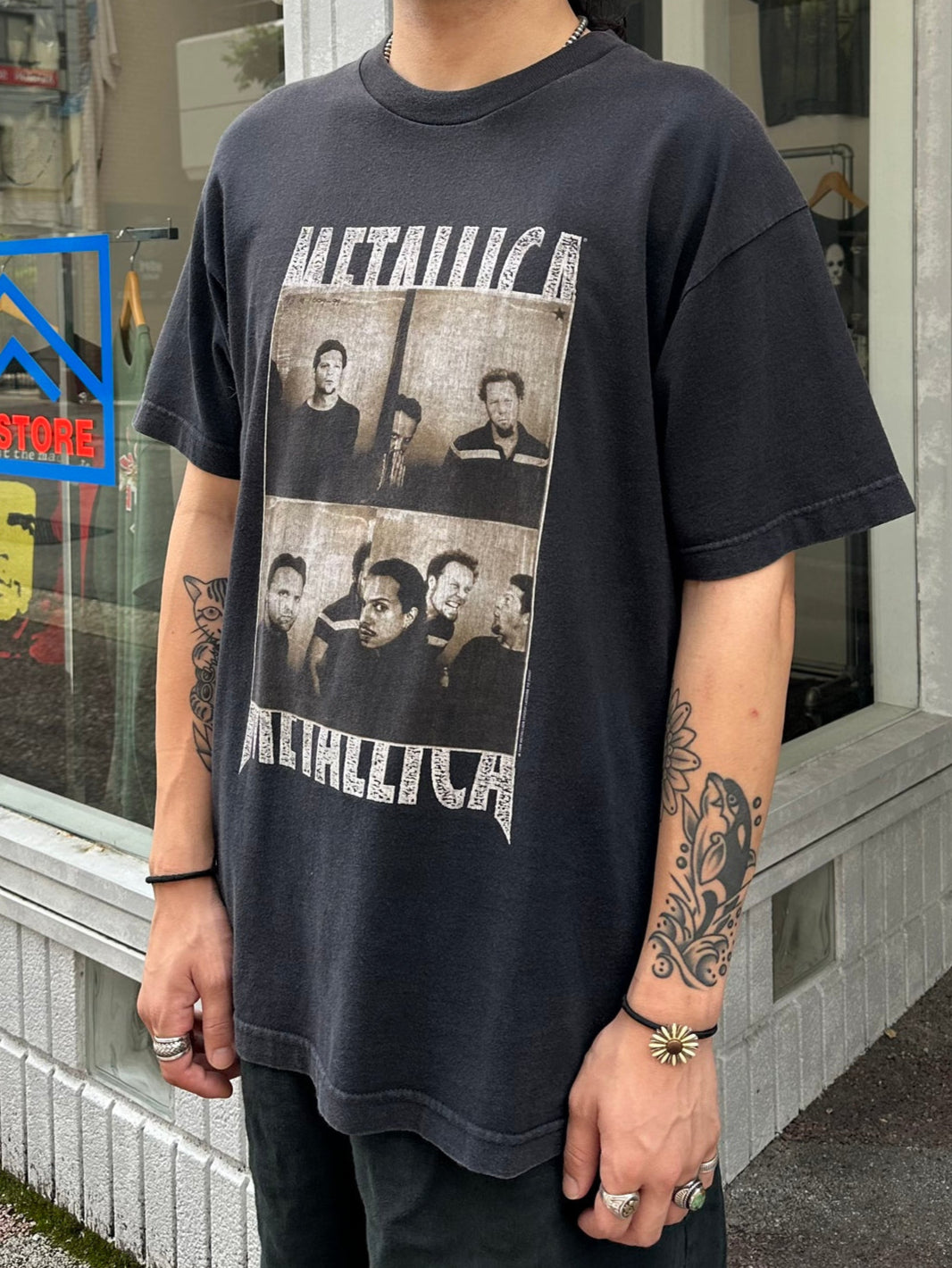 90's METALLICA 「2000 TOUR MEMBER PHOTO」バンドTシャツ – FUJI STORE