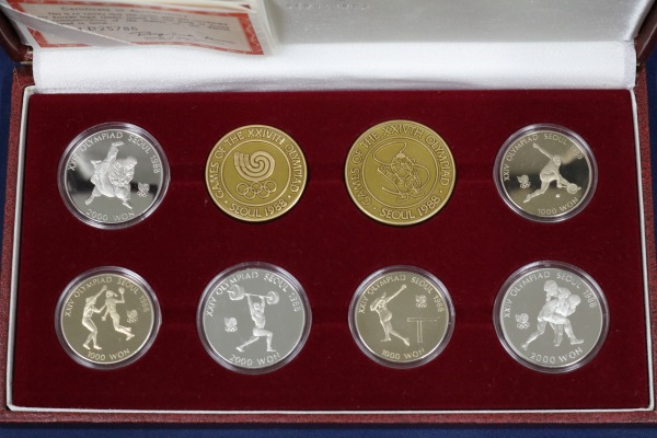 1988年レア商品【ソウルオリンピック記念硬貨6枚セット】