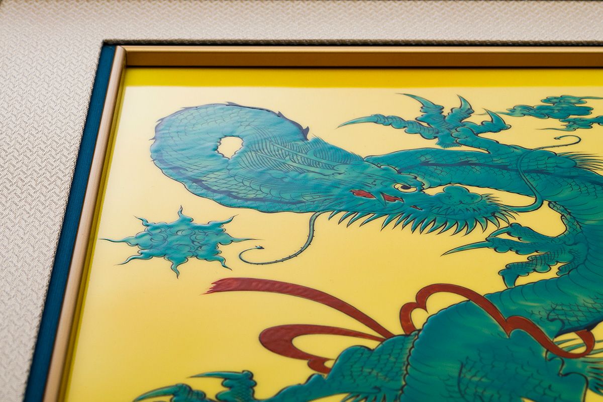 2205 有田焼正右衛門窯岩崎正作天目釉掛け獅子香炉未使用