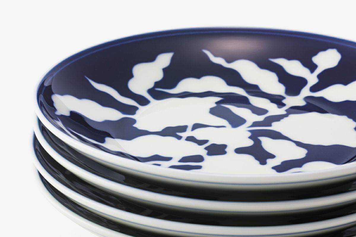 最終お値下げ！ 深川製磁 紫陽花図 陶器プレート 最終お値下げ！ 深川