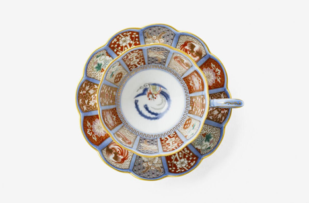 肥前有田焼 金彩鳳凰香炉 喜多川参天 肥前有田焼 金彩鳳凰香炉 喜多川