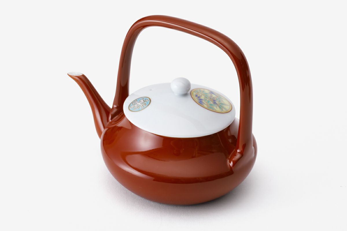 有田焼 屠蘇器 急須 Amazon.co.jp: 有田焼 屠蘇器 おとその器 朱巻