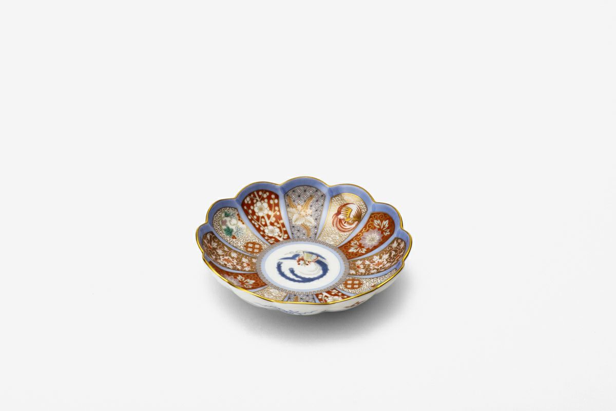 北宋時代 湖田窯 青磁刻花鳳尾花文房洗 覆燒 覆輪