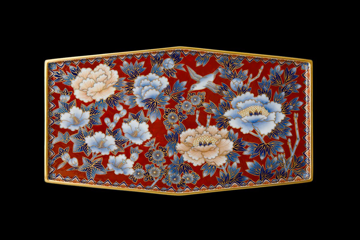 深川製磁 牡丹形 ベリーセット 6客 盛り皿 取り皿 共箱 未使用 Amazon