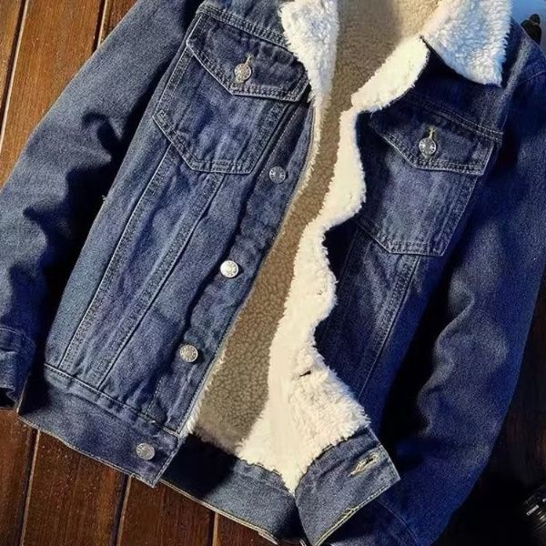 ボアデニムジャケット ライダース風 ボア|デニムジャケット専門通販