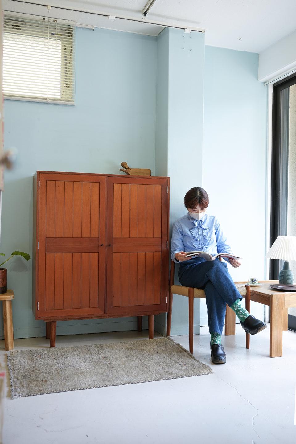 デンマークヴィンテージ HGモブラー キャビネット 収納 北欧家具