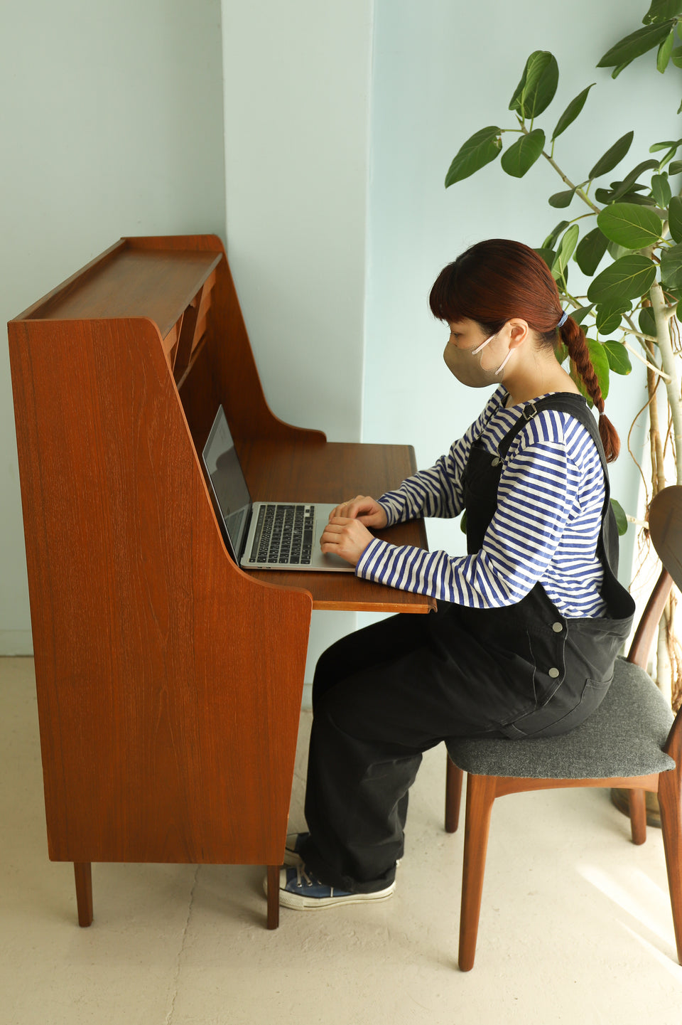 デンマークヴィンテージ ライティングビューロー ドレッサー 北欧家具