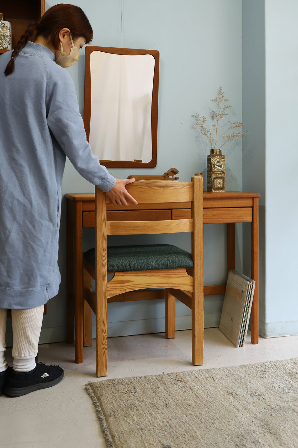 デンマークヴィンテージ コンソールデスク テーブル 北欧インテリア