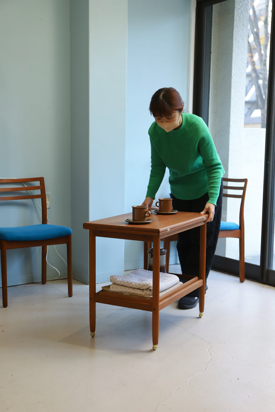 デンマークヴィンテージ グレーテ・ヤルク サービングトロリー