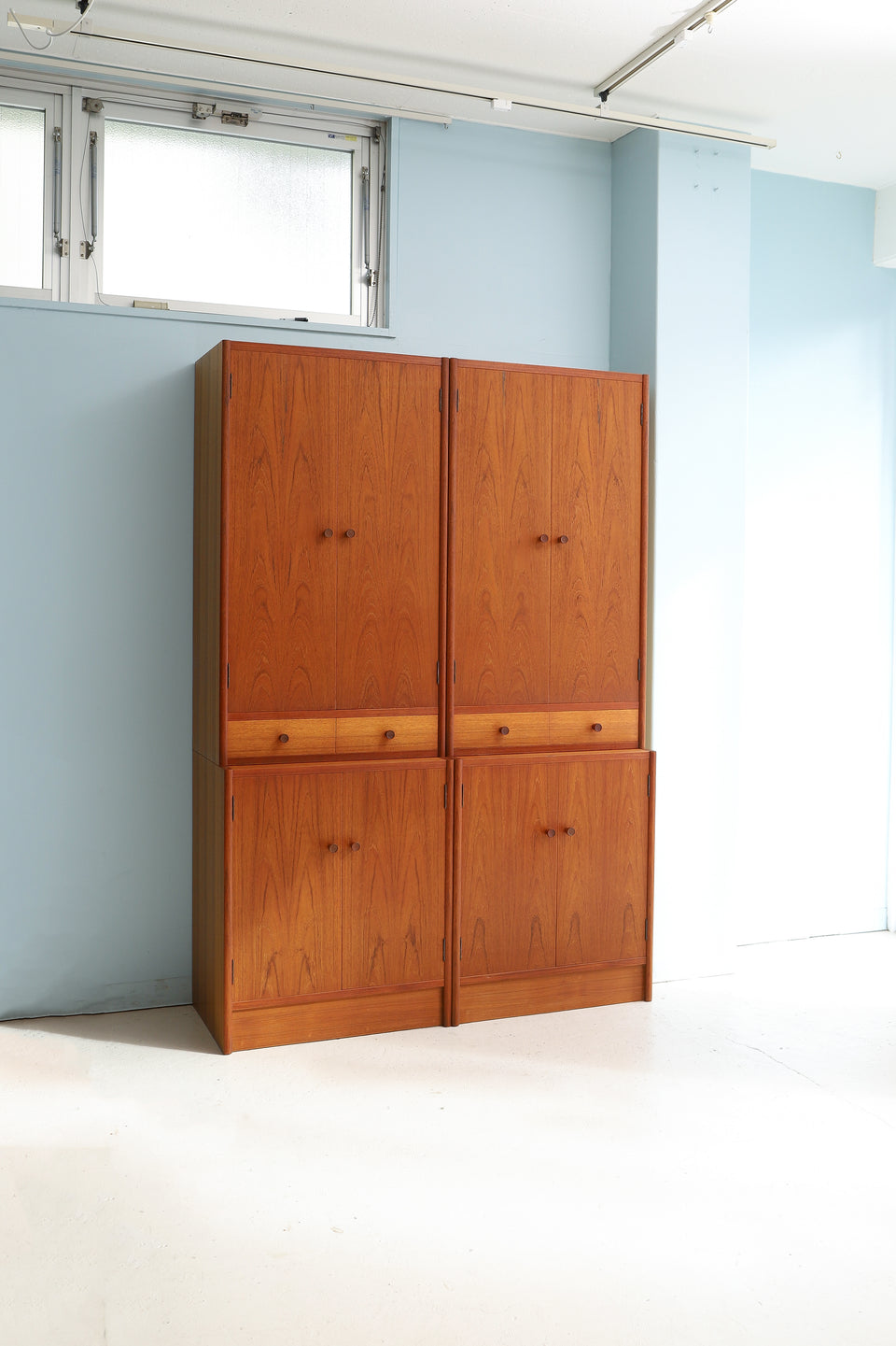 ジャパンヴィンテージ カップボード 食器棚 キャビネット 収納 チーク