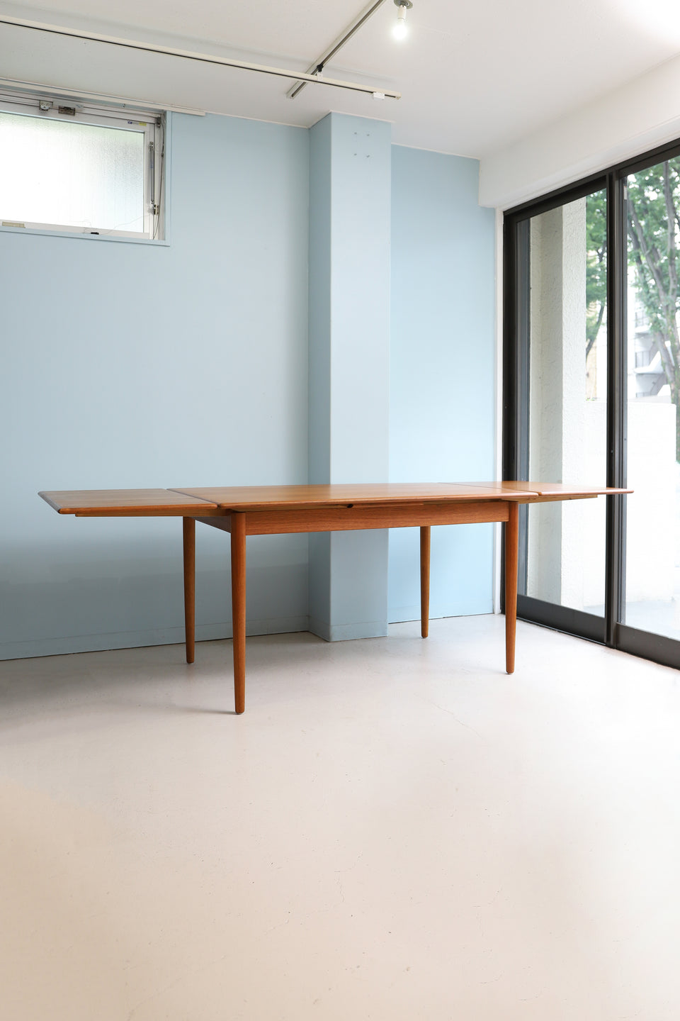 デンマークヴィンテージ エクステンション ダイニングテーブル ドロー