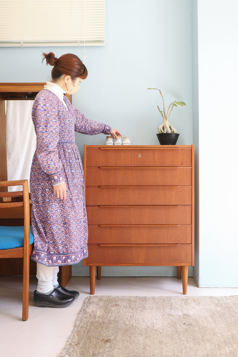 チーク サイドボード チェスト 北欧 ミッドセンチュリー ビンテージ