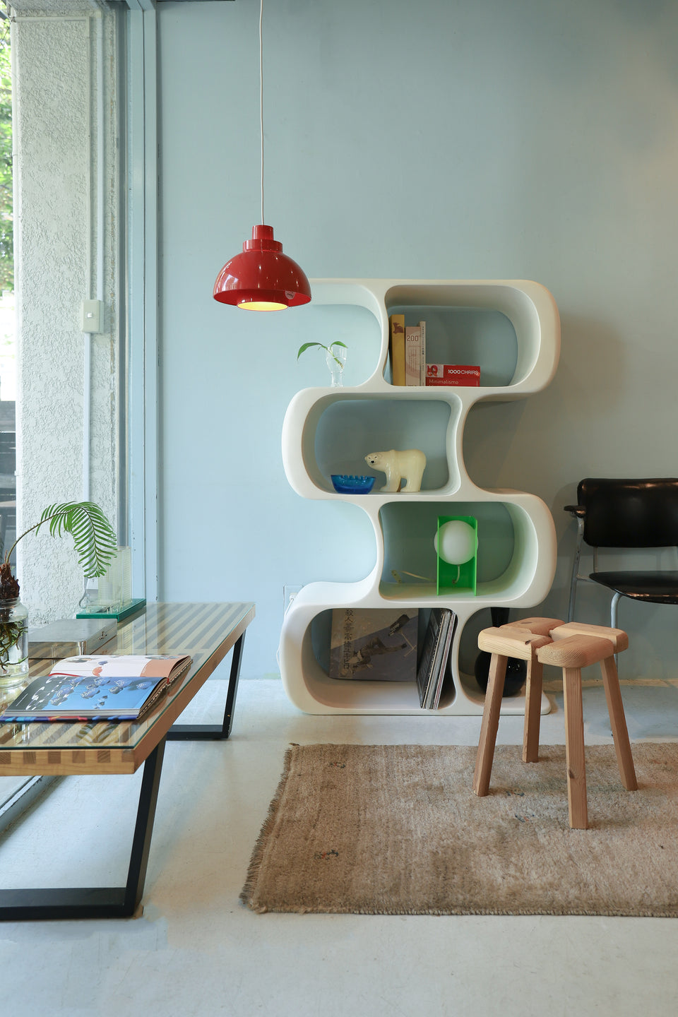 新*己様 河谷 成樹 ドラゴンシェルフ 4段 mid-century スペースエ