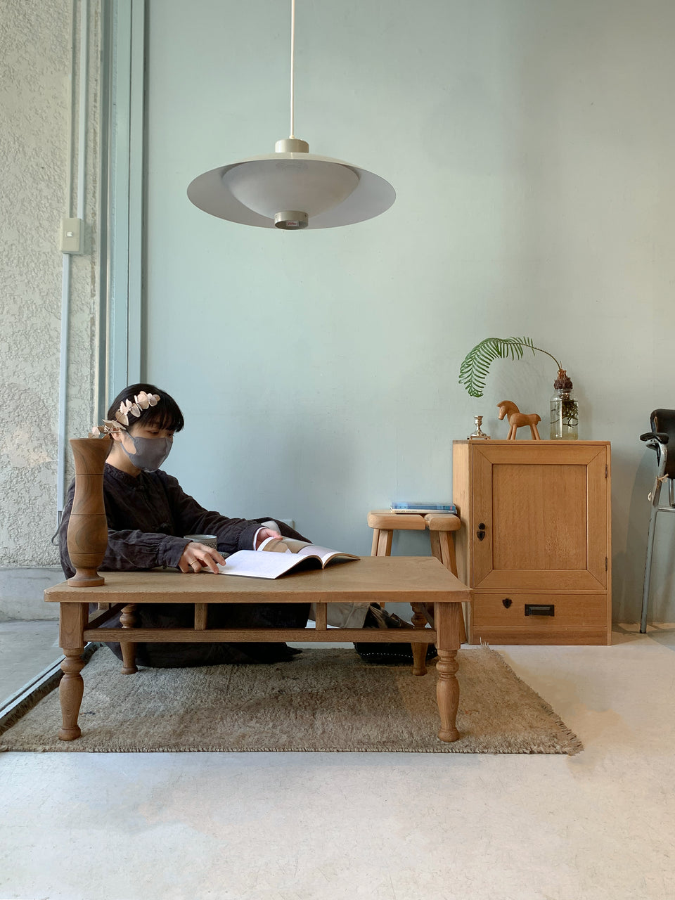 2*4様 アンティーク 古道具 古家具 ローテーブル 座卓 ちゃぶ台 昭和