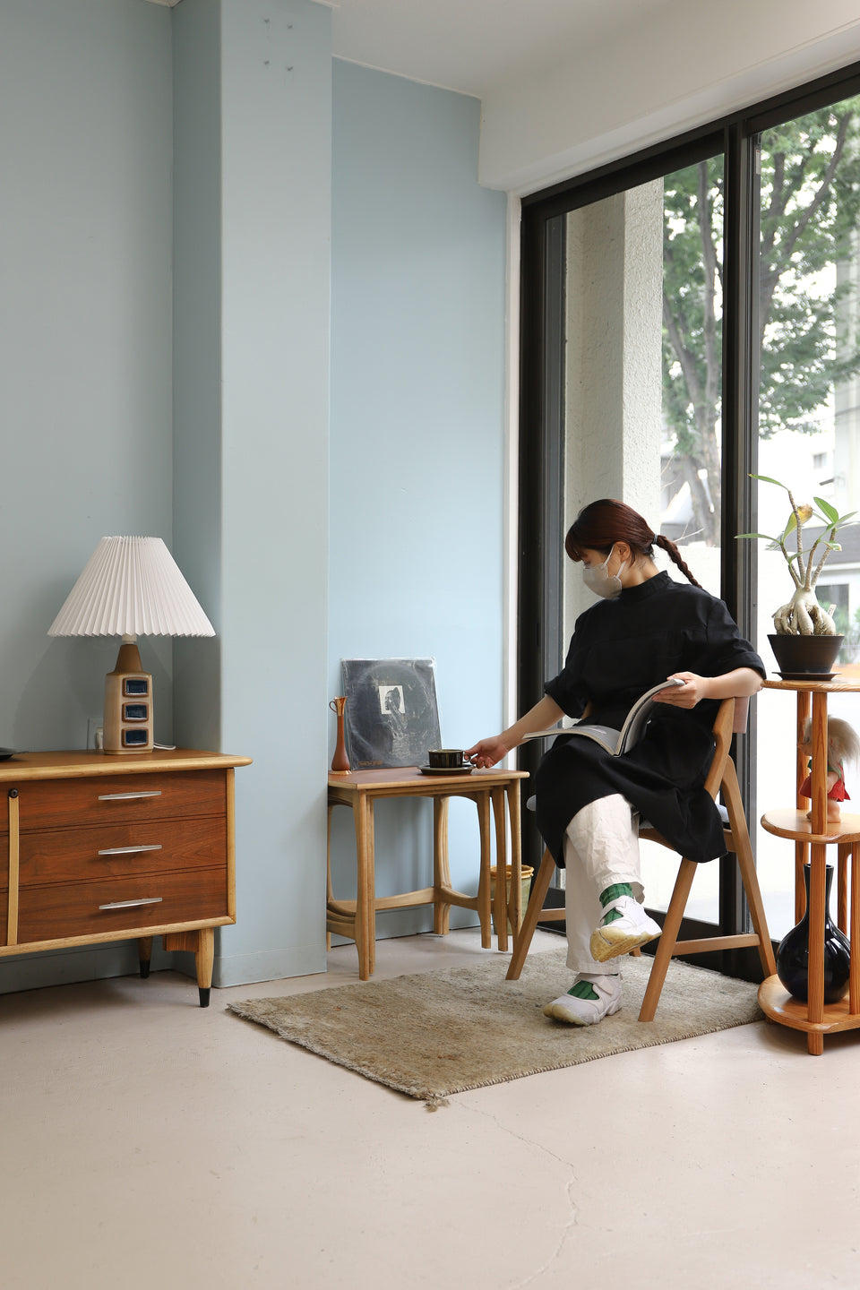 イギリス ヴィンテージ チーク ネストテーブル 【公式通販】