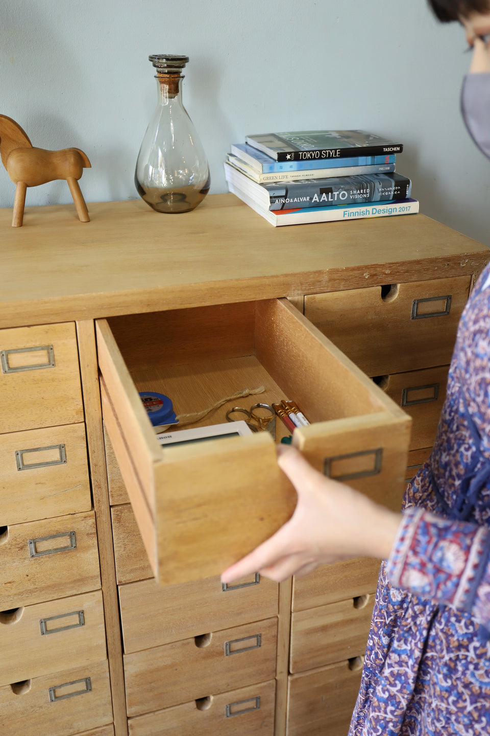 ジャパンヴィンテージ 引き出し チェスト 収納 古道具/Drawer Storage