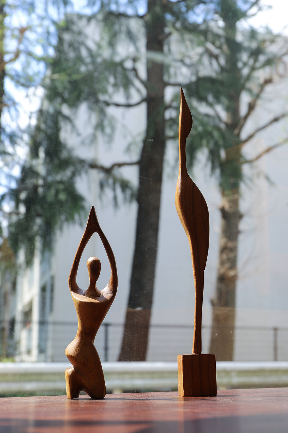 ミャンマー 木彫像 オブジェ 木製 木彫り 雑貨 インテリア 置物 魔除け