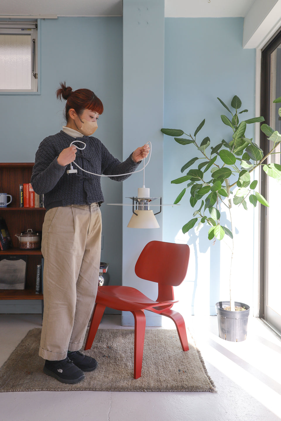 デンマークヴィンテージ ホーン ペンダントライト ポストモダン 北欧