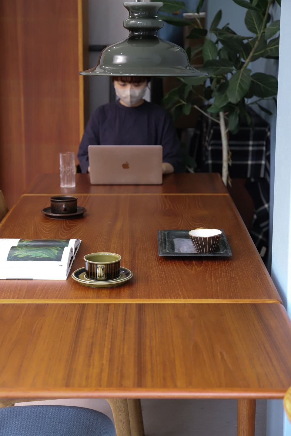 デンマークヴィンテージ エクステンション ダイニングテーブル ドロー