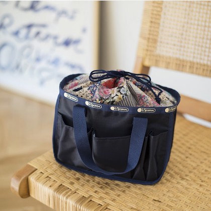 LESPORTSAC COLLECTION BOOK MULTI BOX MEMORY FLORAL QUILT (TSUTAYA