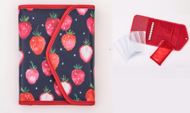 フェイラー ストロベリーマルチケース LOVERARY BY FEILER 多機能