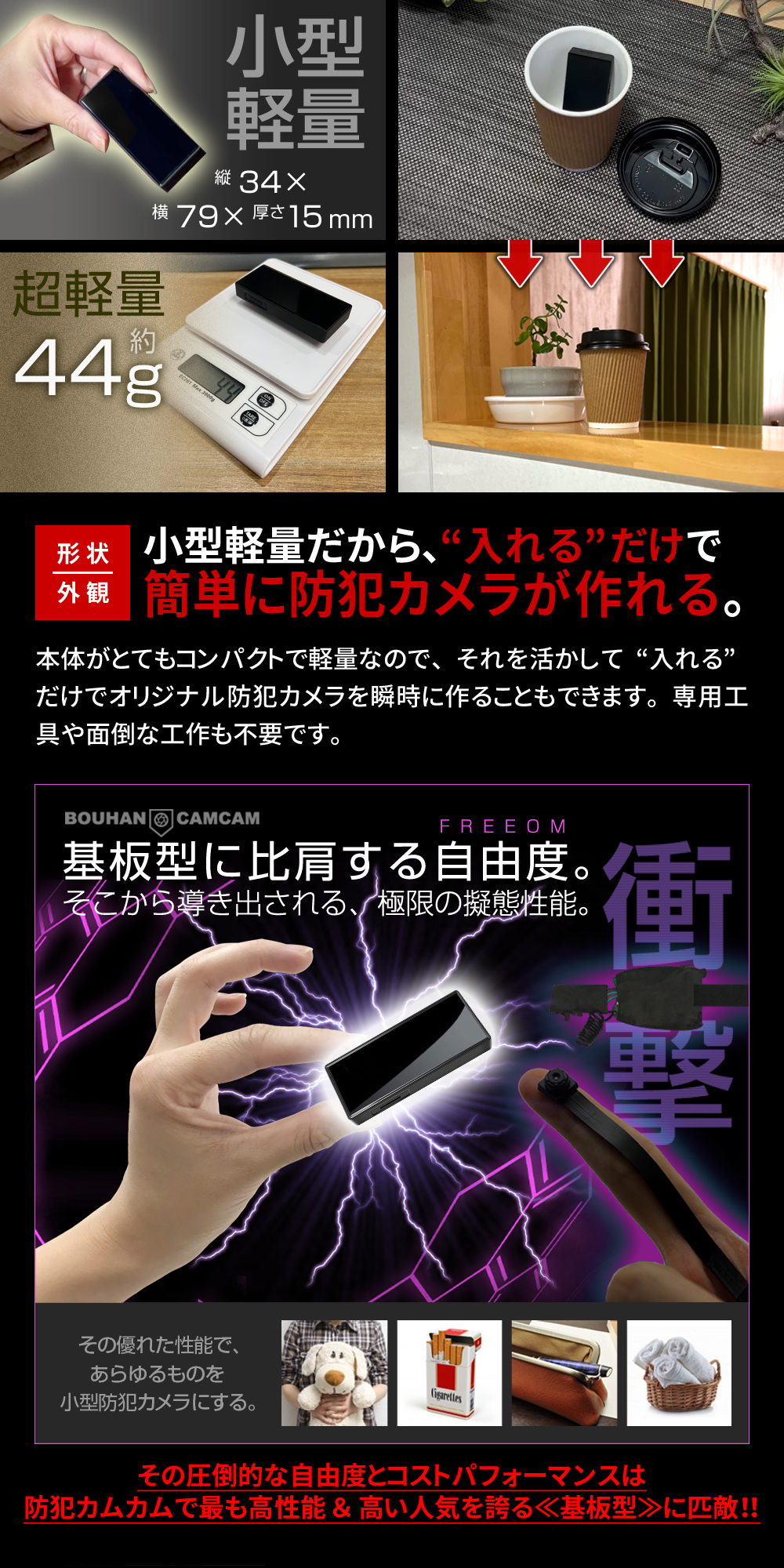 mc-mc150 クリップ型カメラ