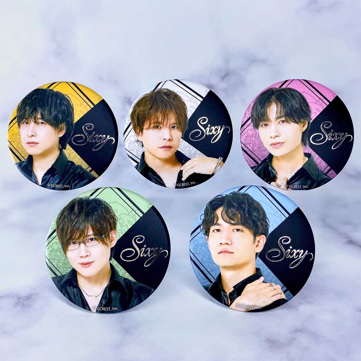 FINALFANTASY VII FF7 クラウド 特典 缶バッジ 天野喜孝展 Amazon.co