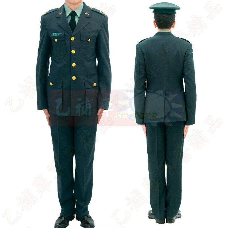 実物)台湾陸軍官品常装冬服一式 帽子、階級章、ベルト(中華民国