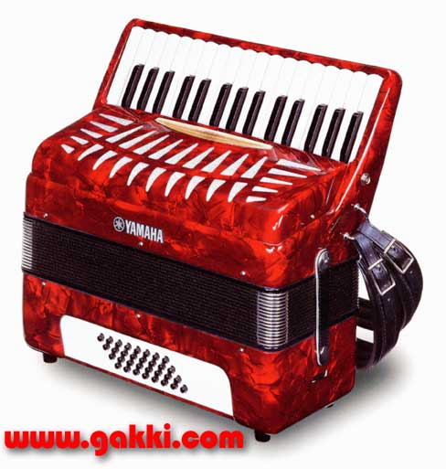 YAMAHA ヤマハ アコーディオン 8905 赤 鍵盤楽器 ケース付き レッド