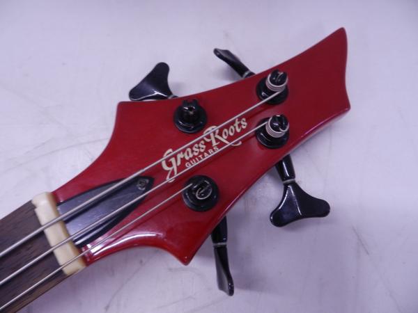 GrassRoots エレキベース レッド 4弦 GrassRoots エレキベース レッド