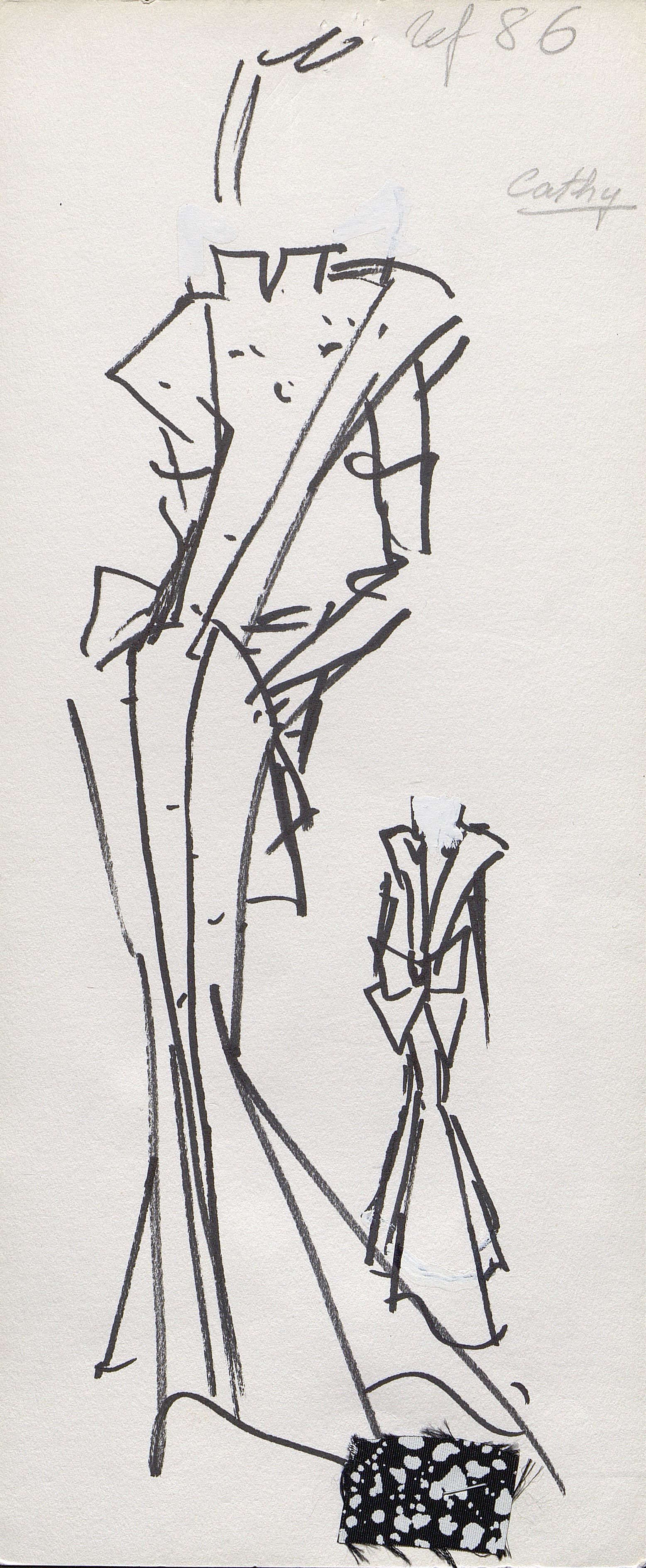 Sketches by Marc Bohan | La Galerie Dior