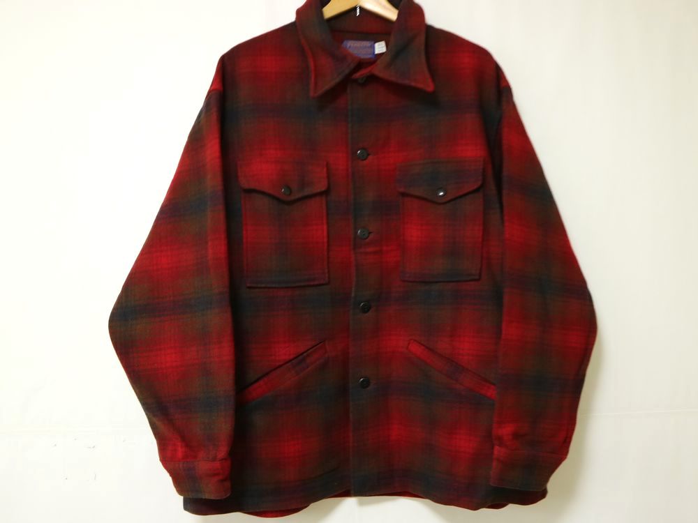 70s USA製 PENDLETON ビンテージ ペンドルトン オンブレ シャドー