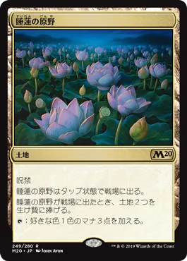 睡蓮の原野/Lotus Field No.158 ギャラクシーfoil Lotus Field (#158