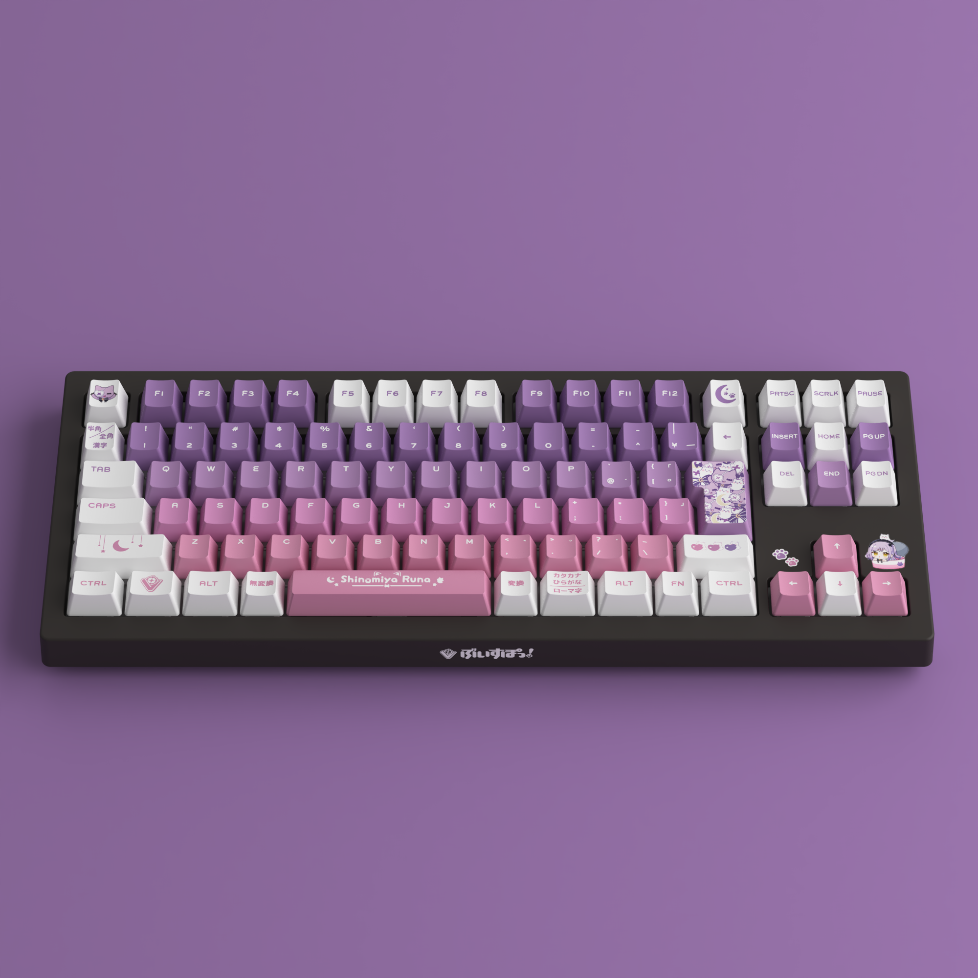 VSPO! GEAR キーボード 紫宮るな Edition 【公式通販】