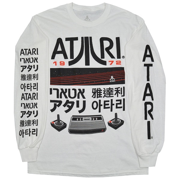 ATARI Logo And Icon ロングスリーブ Tシャツ | GEEKHEAD