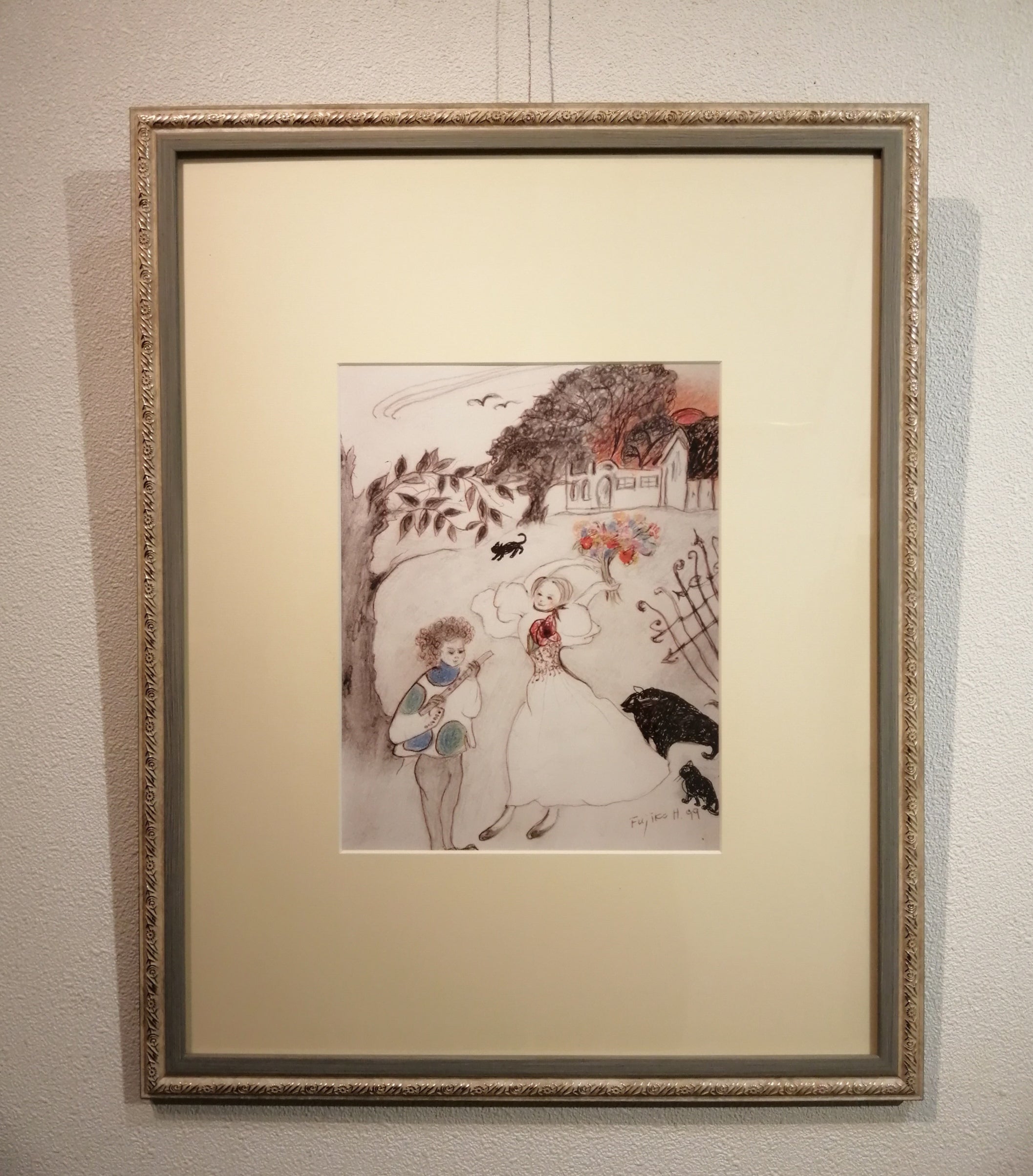 フジ子ヘミング アート 真作・直筆サイン入り フジ子・ヘミング アート