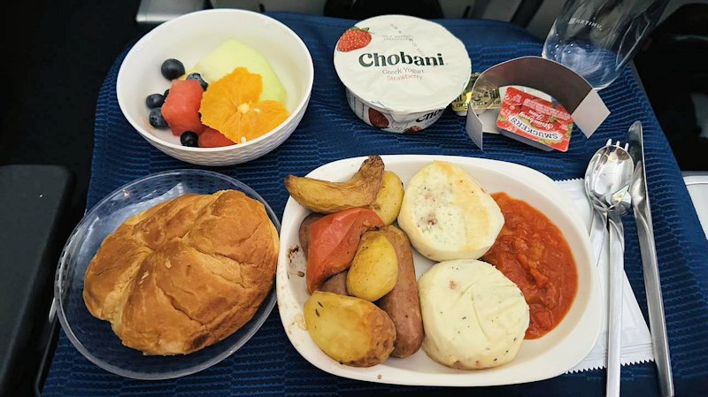 Braniff ブラニフ航空 ファーストクラス ディナーセット／機内食