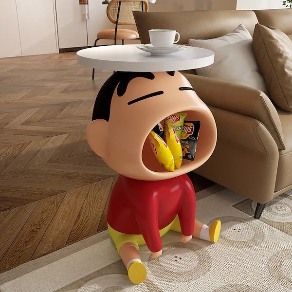 クレヨンしんちゃん しんちゃん＆ぼーちやん サイドテーブル 50cm