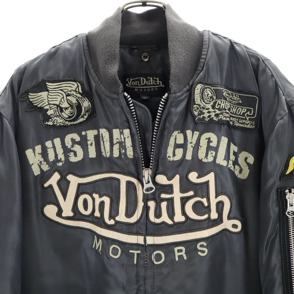 VonDutch motors バイカーナイロンジャケット L ヴォンダッチ