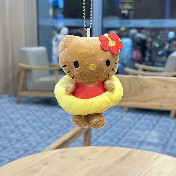 サンリオ キティ ぬいぐるみ マスコット ストラップ スクイーズ 等