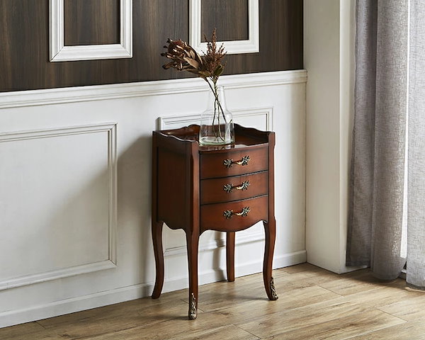 東海家具KENT 電話台 サイドチェスト コンソール マホガニー材 東海